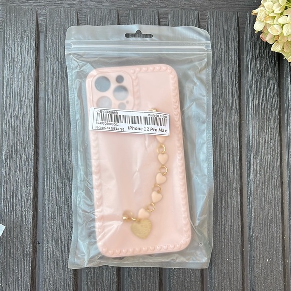 Pink Heart - IPhone Pro Max 12 Phone Case - Picture 7 of 8